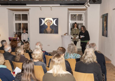 Vernissage in der Galerie im Lerchhaus Eibiswald mit Sarah Patricia Porbley "Seelenlandschaften"