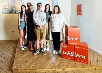 Kultur- und Museumsverein Eibiswald: Gruppenfoto bei Veranstaltung im Museum.