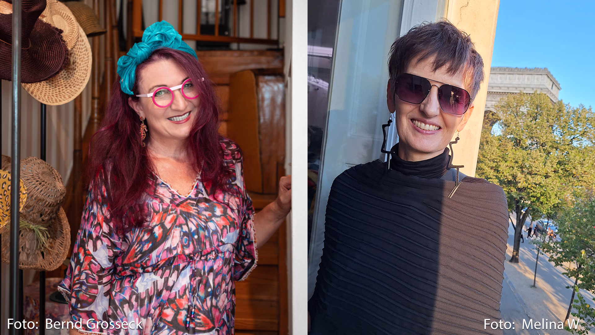 Links christA franZ, rechts Christine Rohr